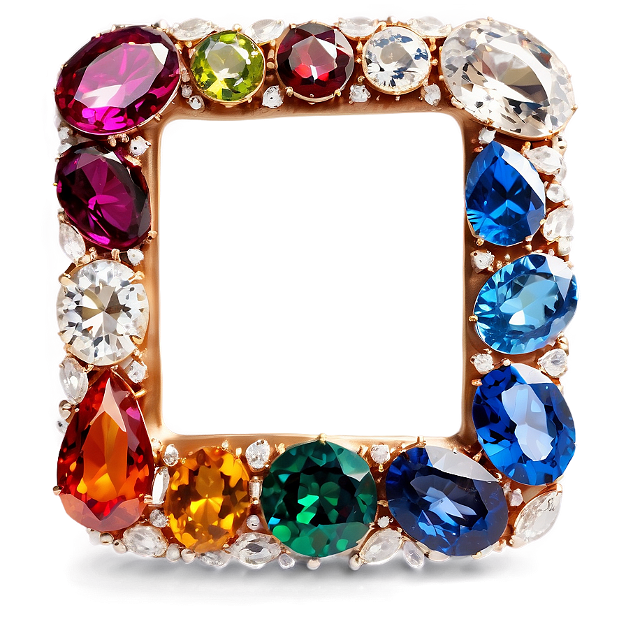 Gemstone Photo Frame Png Ydx PNG Image