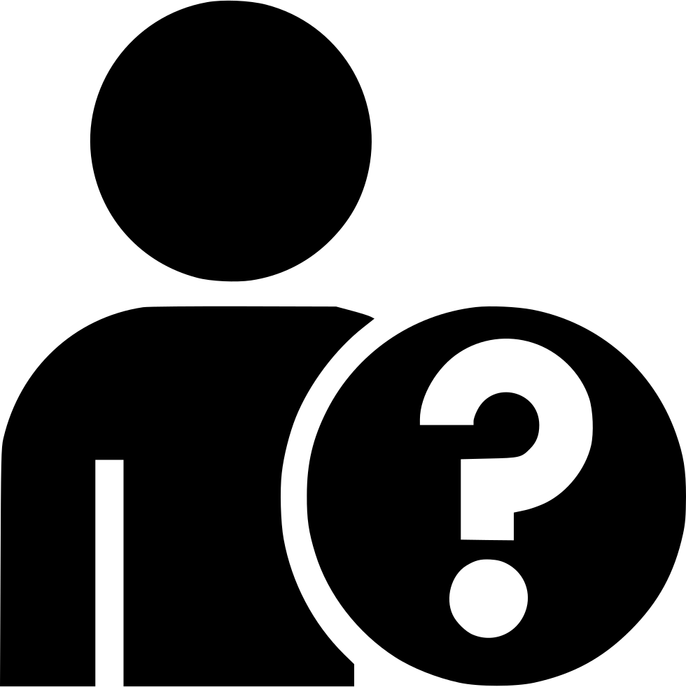 Generic User Question Mark Icon PNG Image