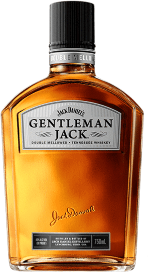 Gentleman Jack Whiskey Bottle PNG Image