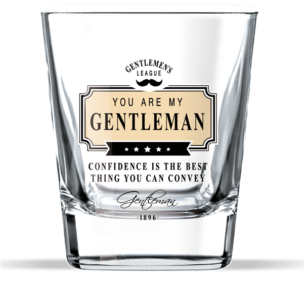 Gentleman League Whiskey Glass PNG Image