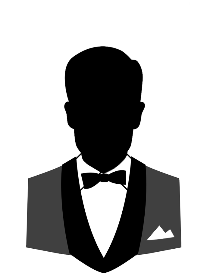 Gentleman Silhouette Vector PNG Image