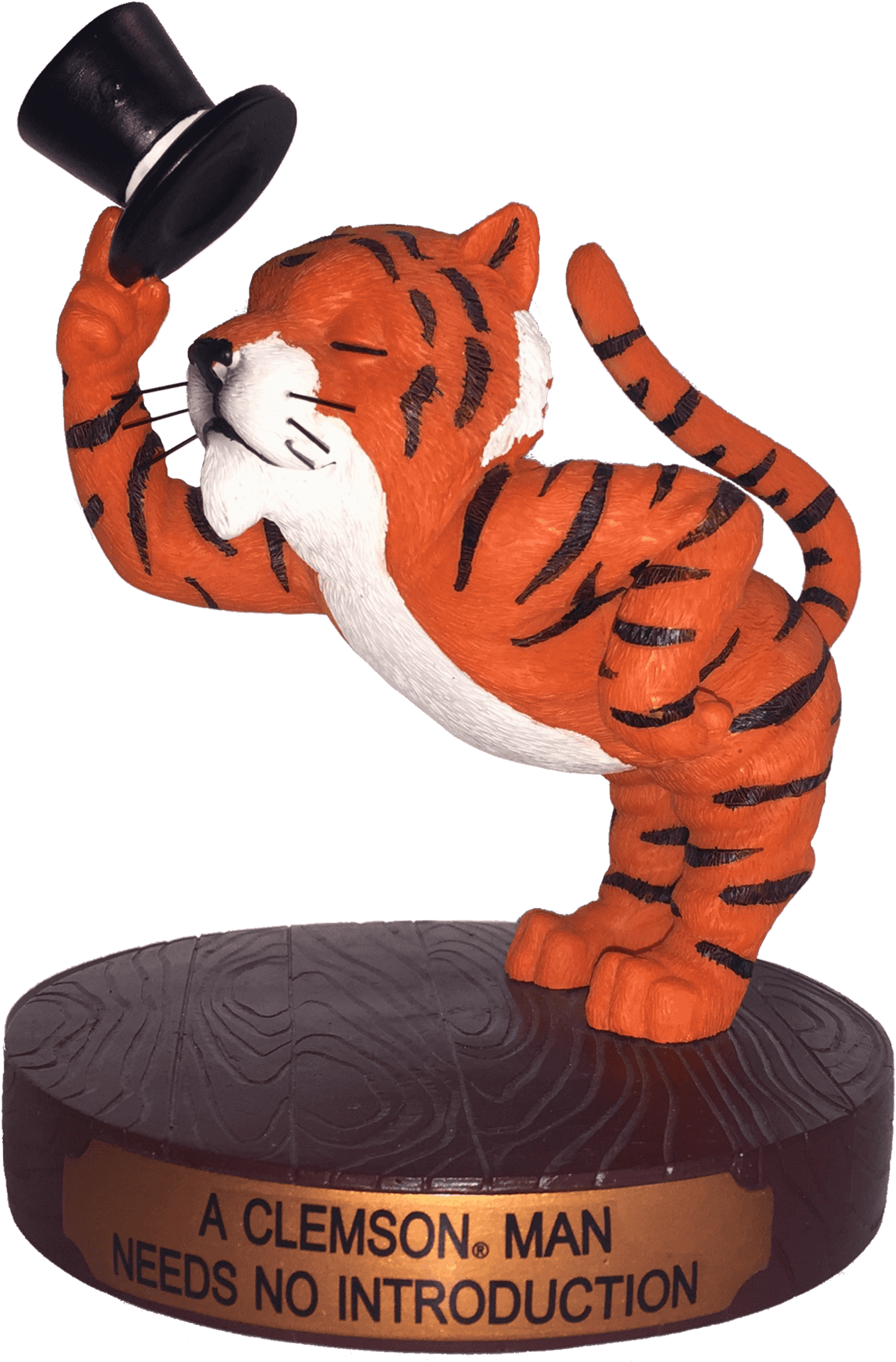 Gentleman Tiger Statue Clemson PNG Image