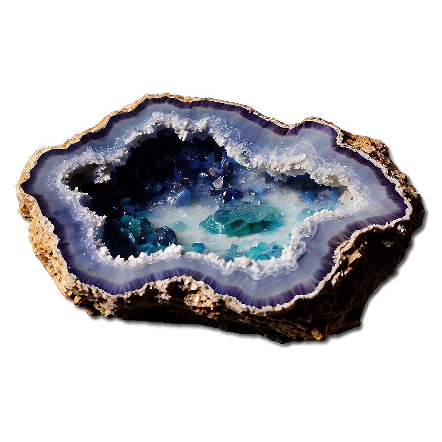 Geode Mineral Collection Png 06282024 PNG Image