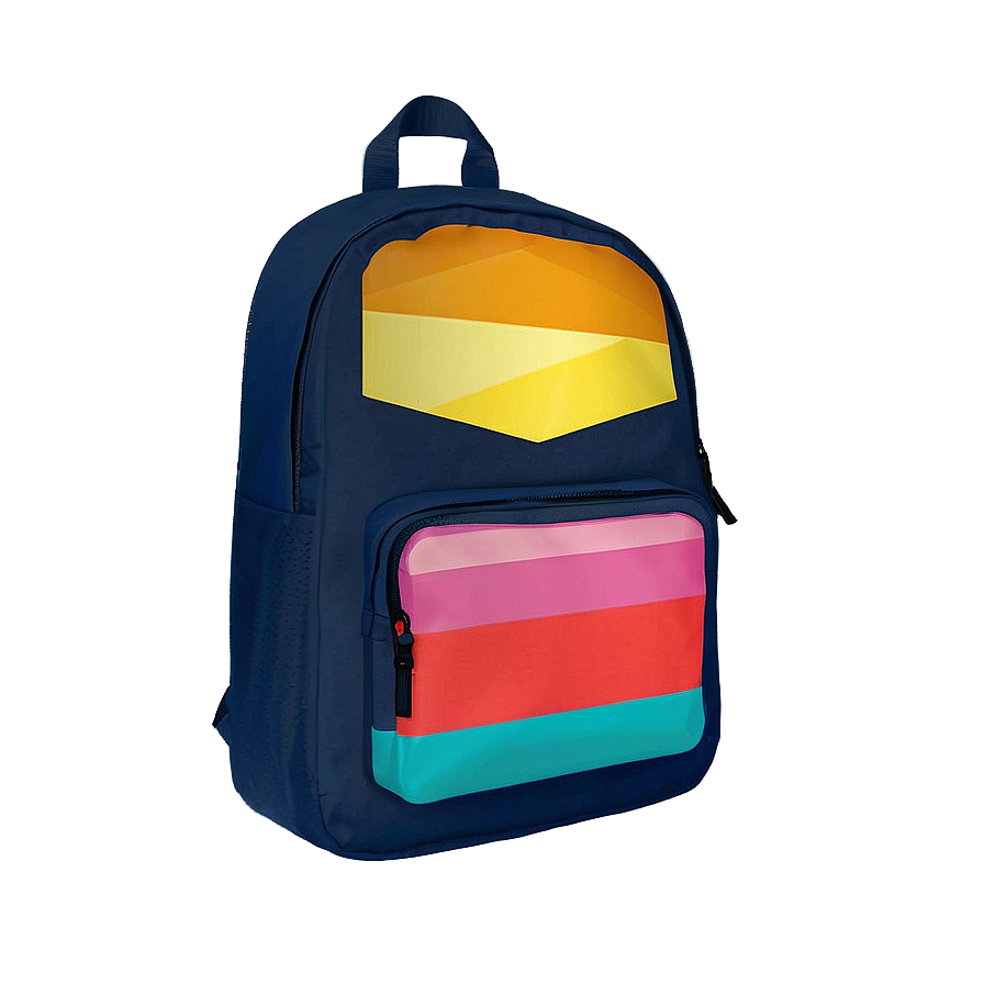 Geometric Backpack Png Hrg59 PNG Image