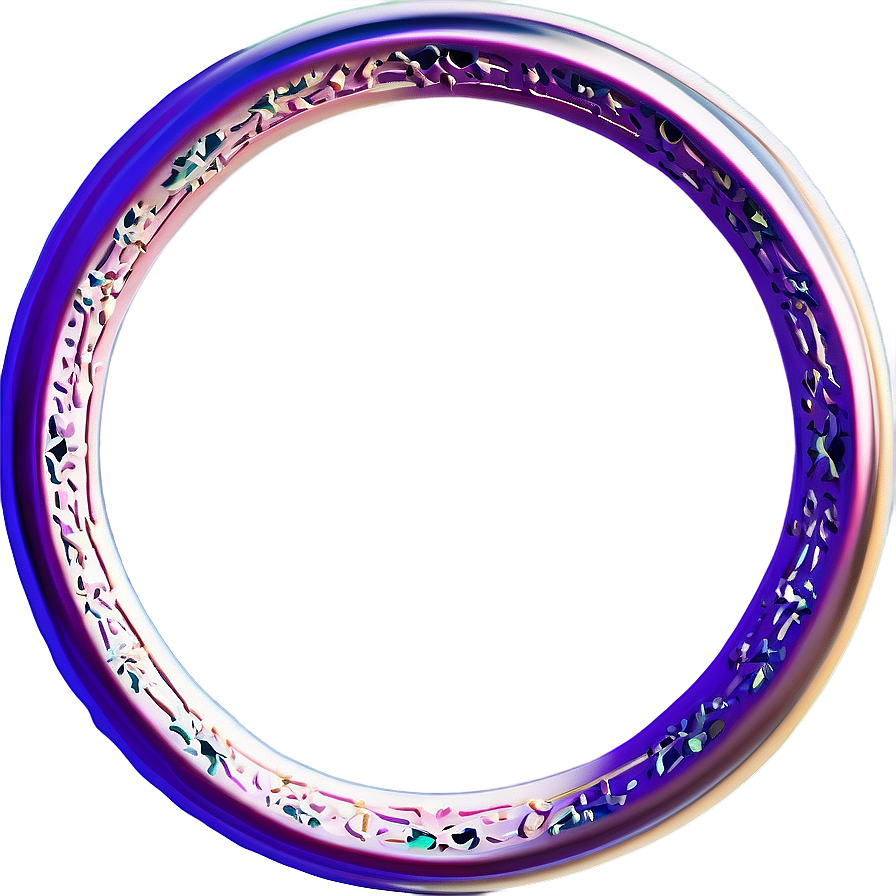 Geometric Circle Border Png Cax64 PNG Image