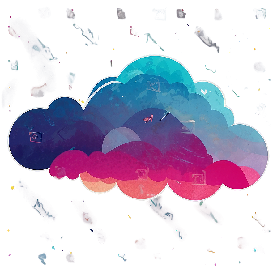 Geometric Cloud Vector Png 54 PNG Image