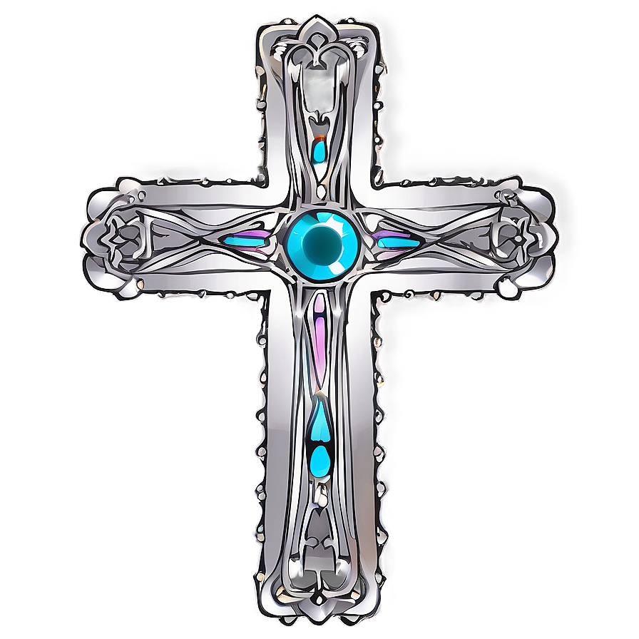 Geometric Cross Picture Png Vkk48 PNG Image