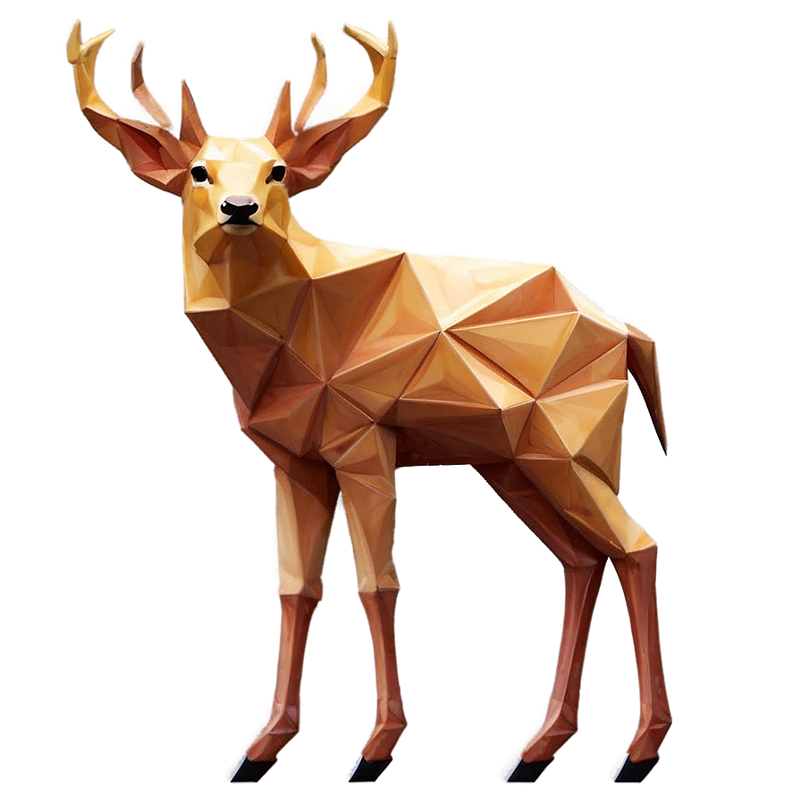 Geometric Deer Art Png Xjk46 PNG Image