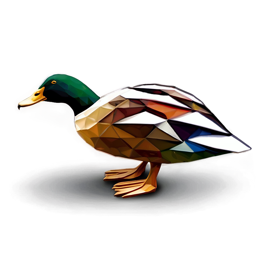 Geometric Duck Png 05032024 PNG Image