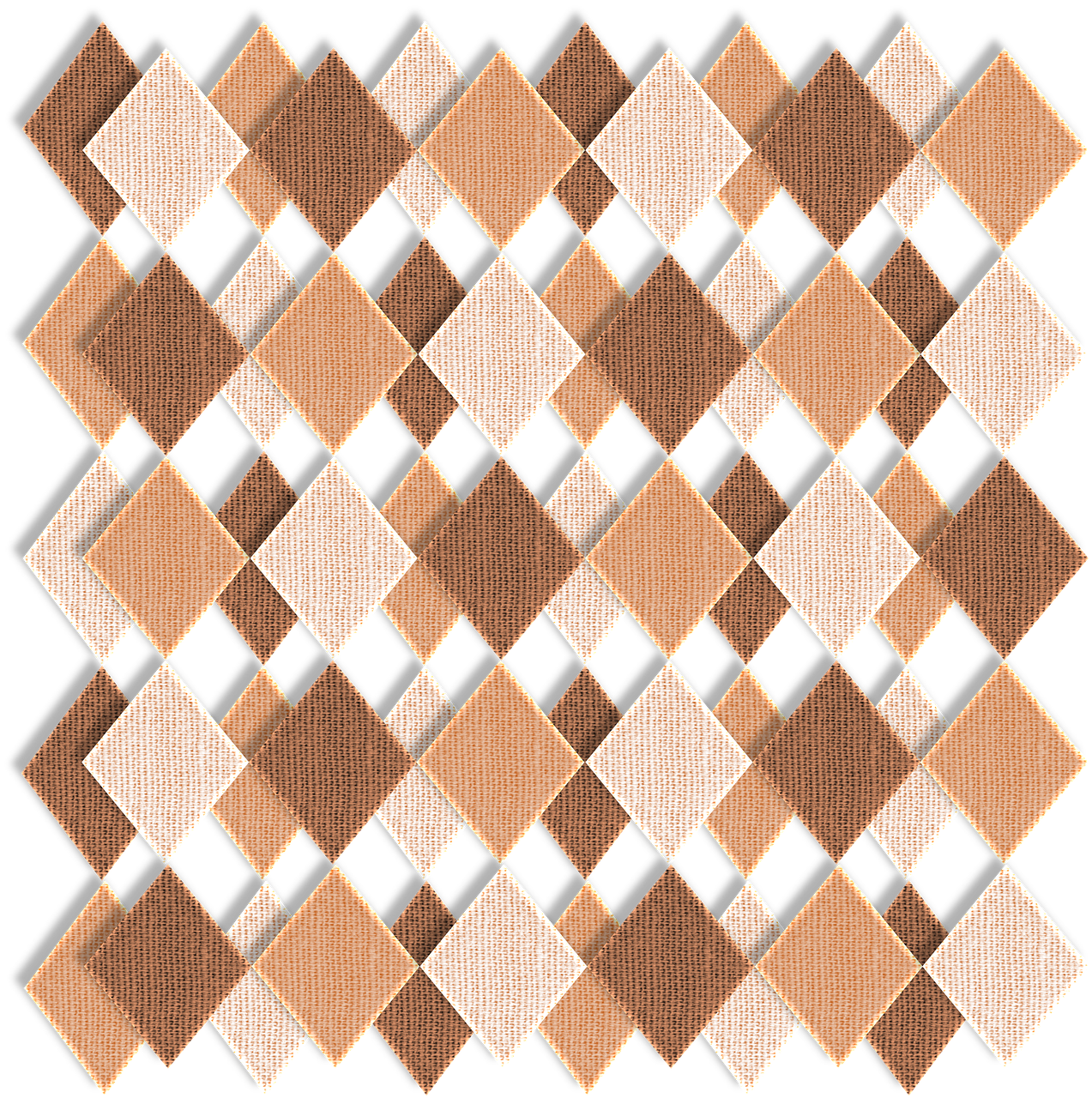 Geometric Fabric Pattern PNG Image