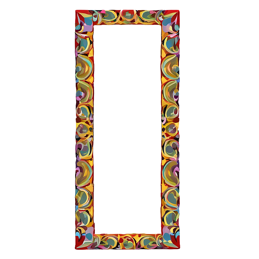 Geometric Frame Border Png Ecb PNG Image