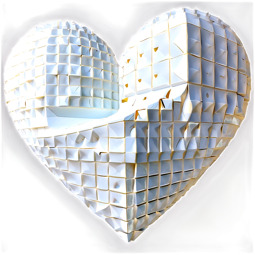 Geometric Heart Pattern Png B PNG Image