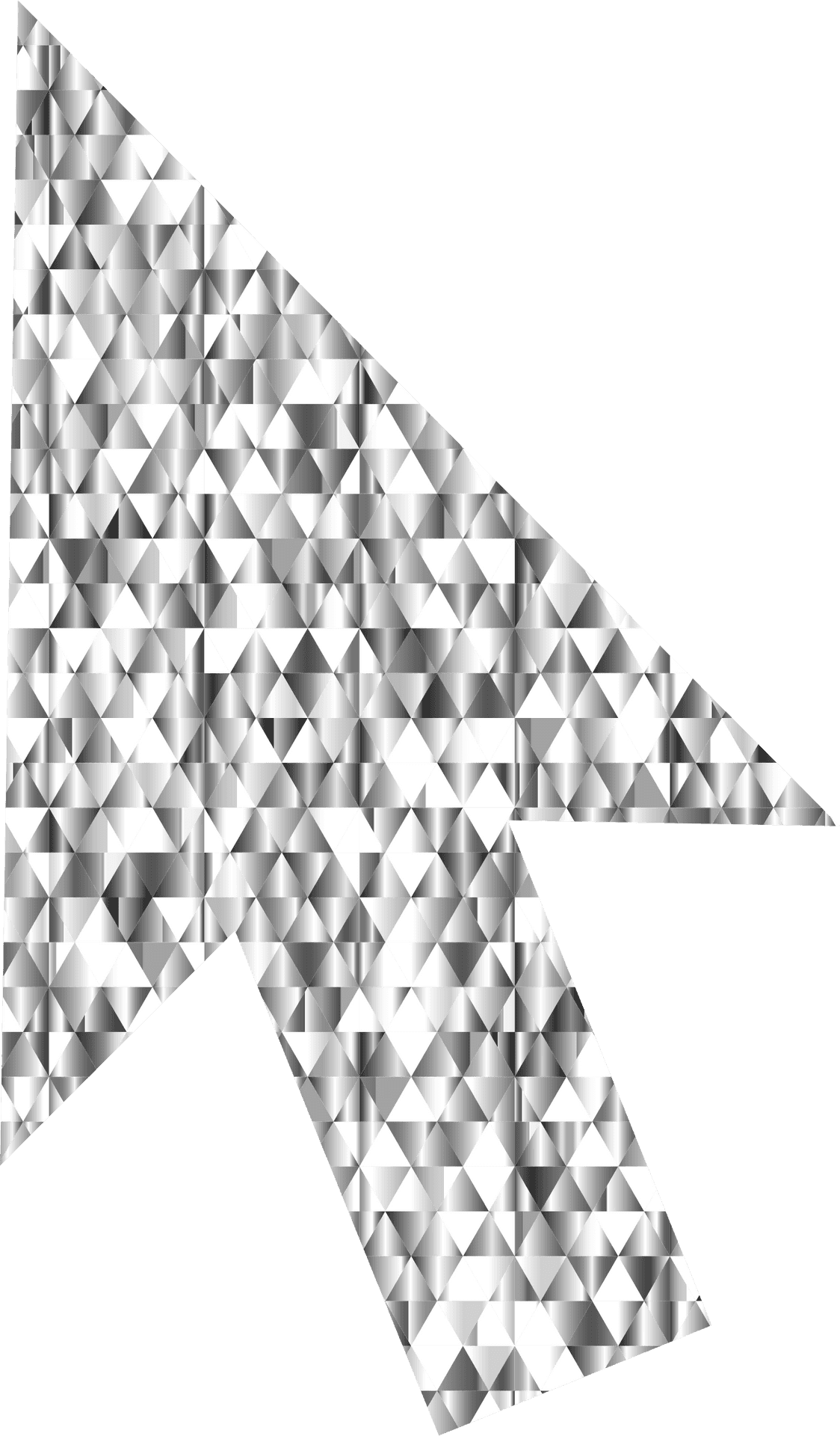 Geometric Mouse Pointer Design PNG Image