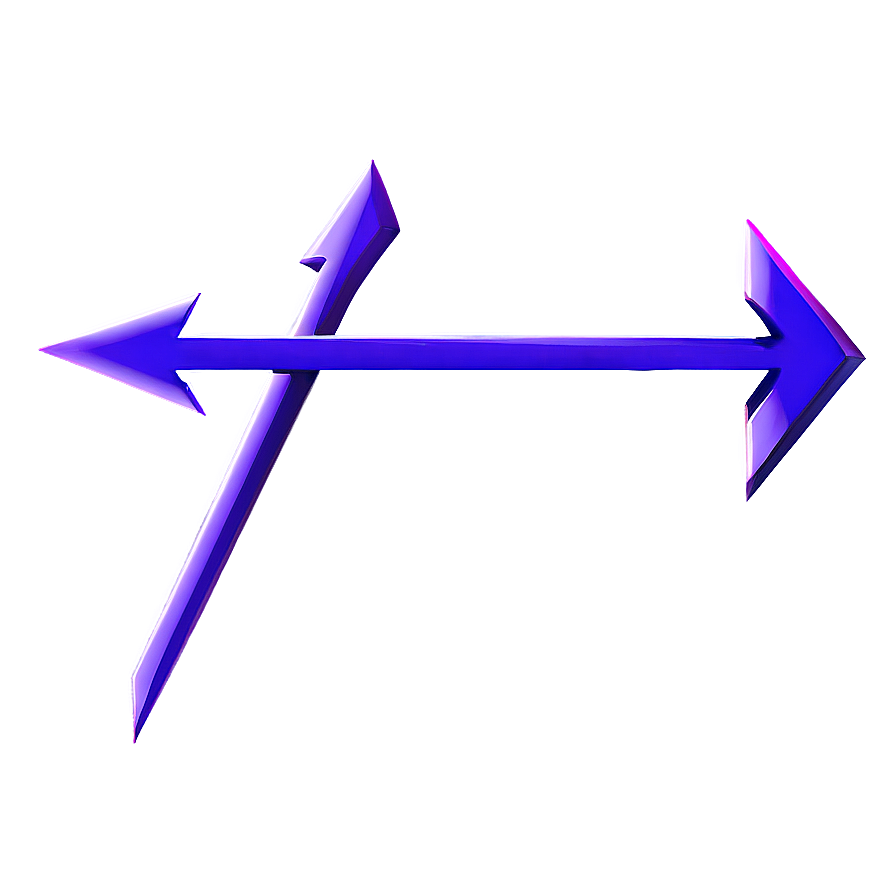 Geometric Purple Arrow Png Niq66 PNG Image