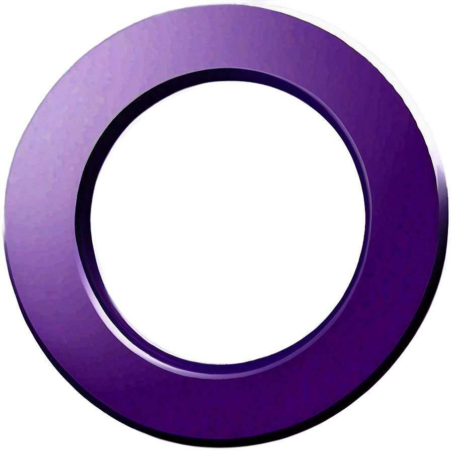 Geometric Purple Circle Png 06202024 PNG Image