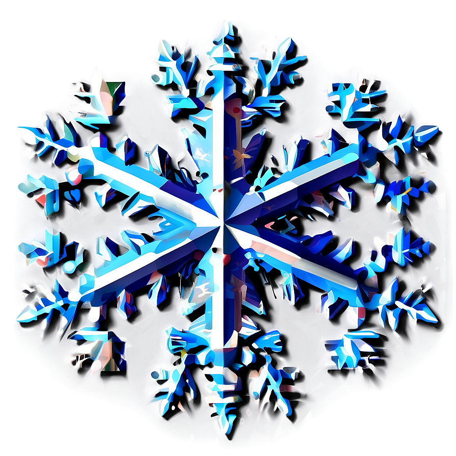 Geometric Snowflake Shape Png 79 PNG Image