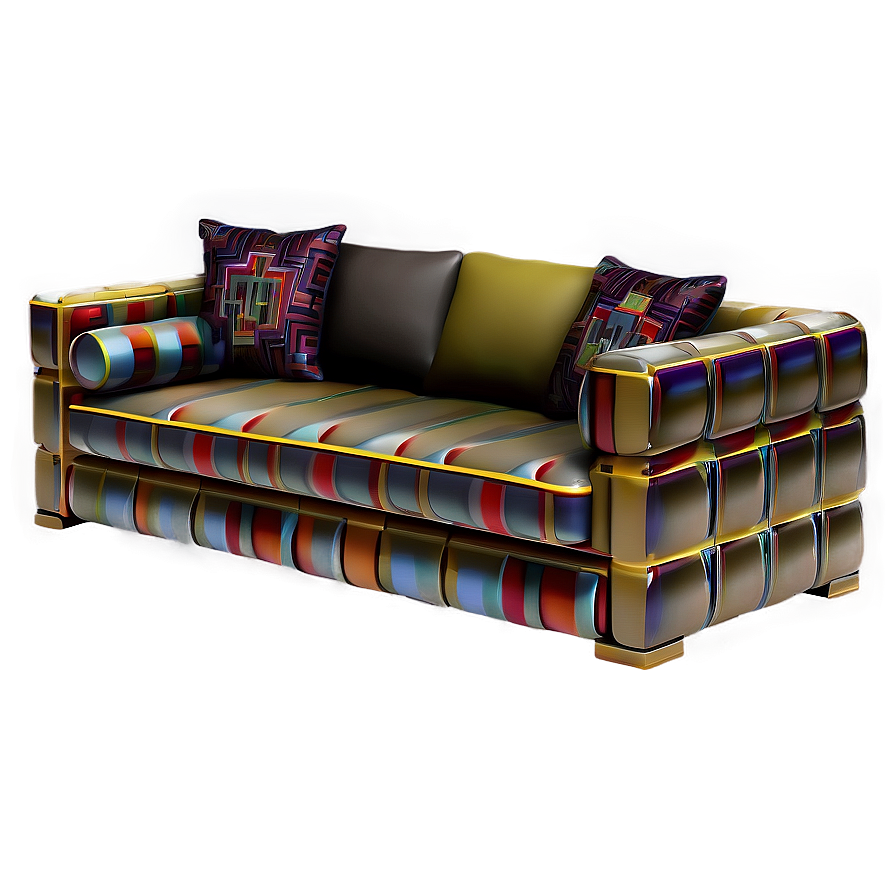 Geometric Sofa Shapes Png 05252024 PNG Image