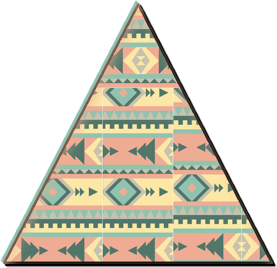 Geometric_ Tribal_ Pattern_ Triangle PNG Image