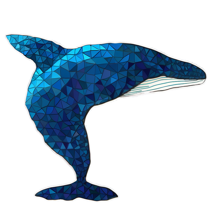 Geometric Whale Png Hwa PNG Image