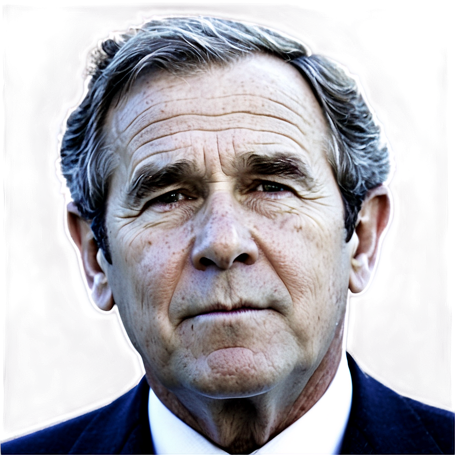 George Bush At Ranch Png Ufc PNG Image