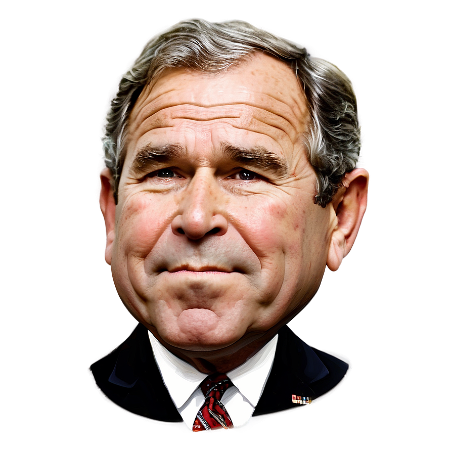 George Bush Caricature Png Gio PNG Image