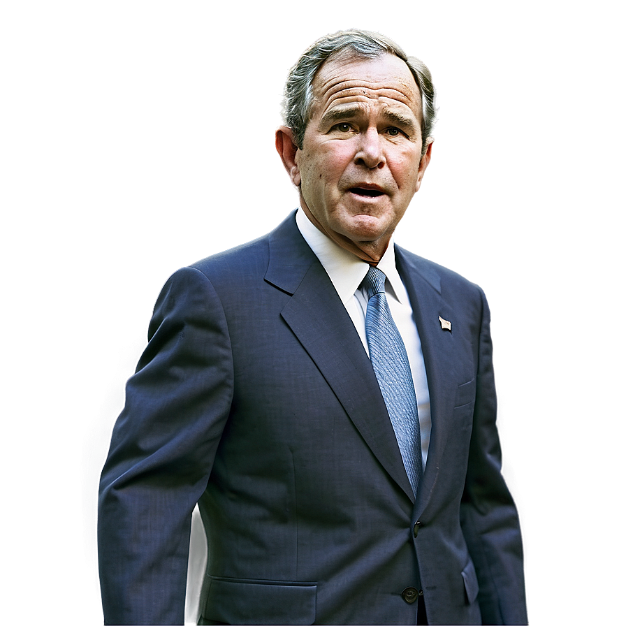 George Bush In Suit Png 06242024 PNG Image