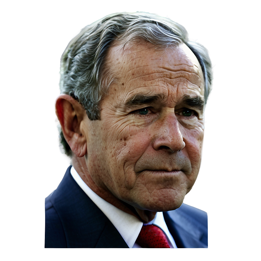 George Bush Portrait Png 10 PNG Image