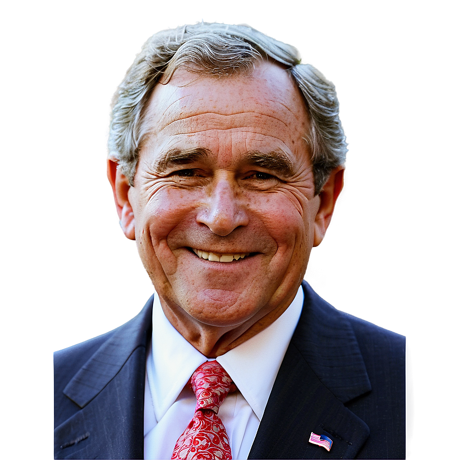 George Bush Smiling Png 06242024 PNG Image