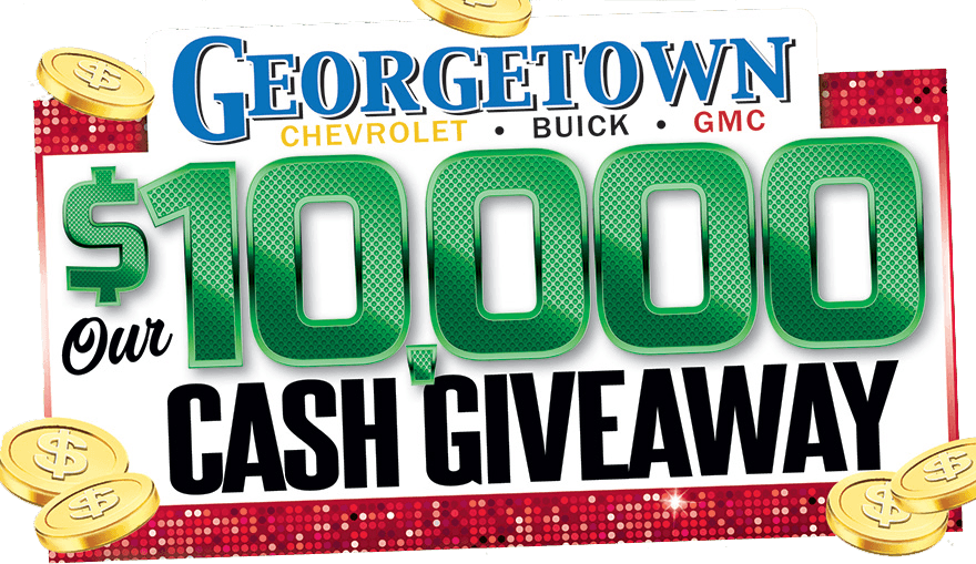 Georgetown Chevrolet10000 Cash Giveaway Ad PNG Image