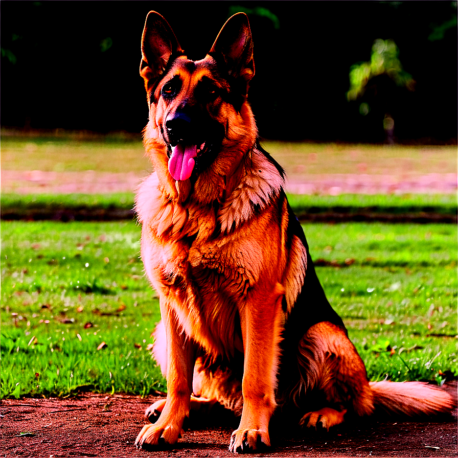 German Shepherd Guarding Png Cae47 PNG Image