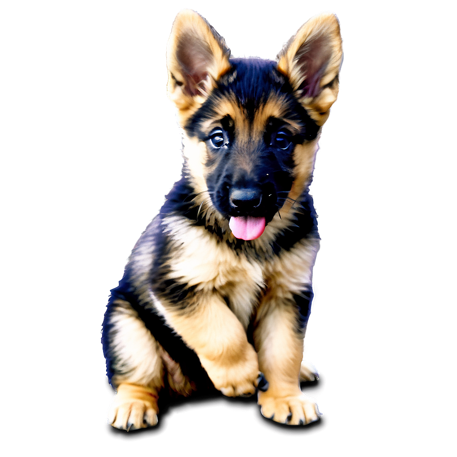 German Shepherd Puppy Png Ybr33 PNG Image