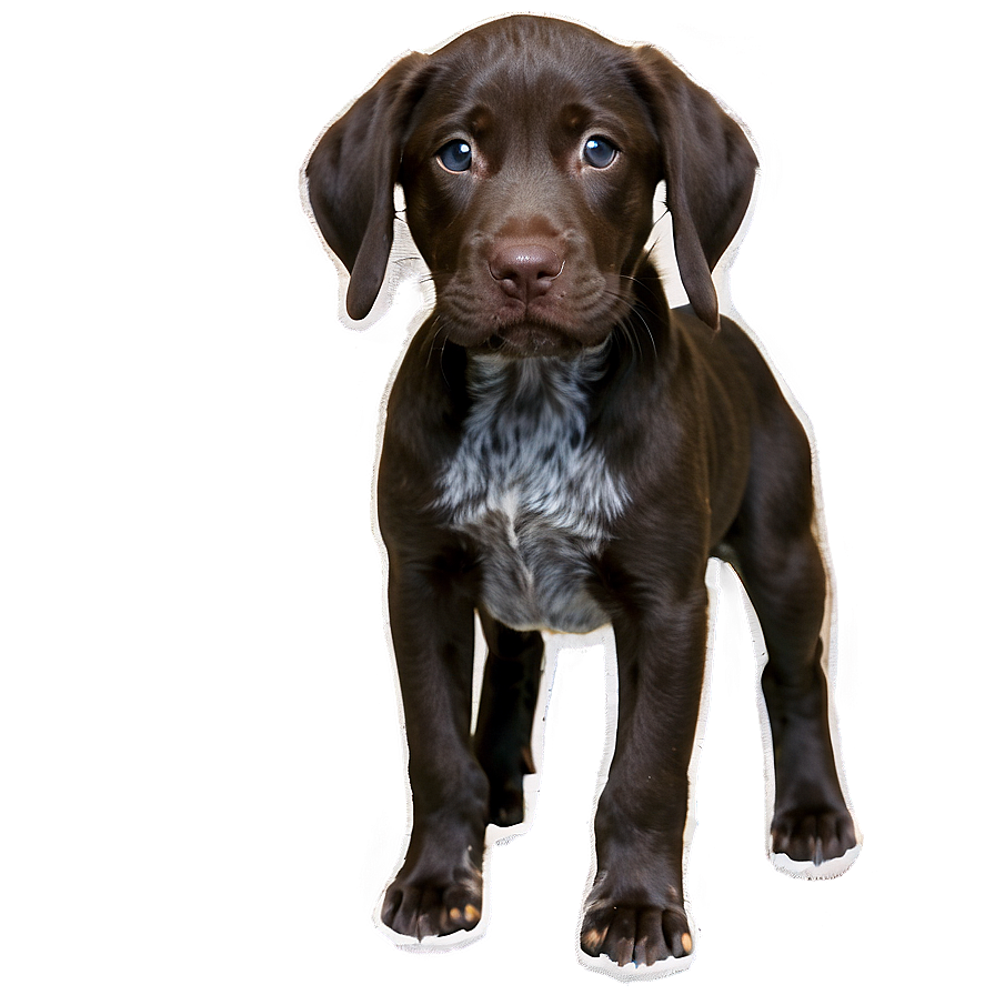 German Shorthaired Pointer Puppy Png Iwp7 PNG Image