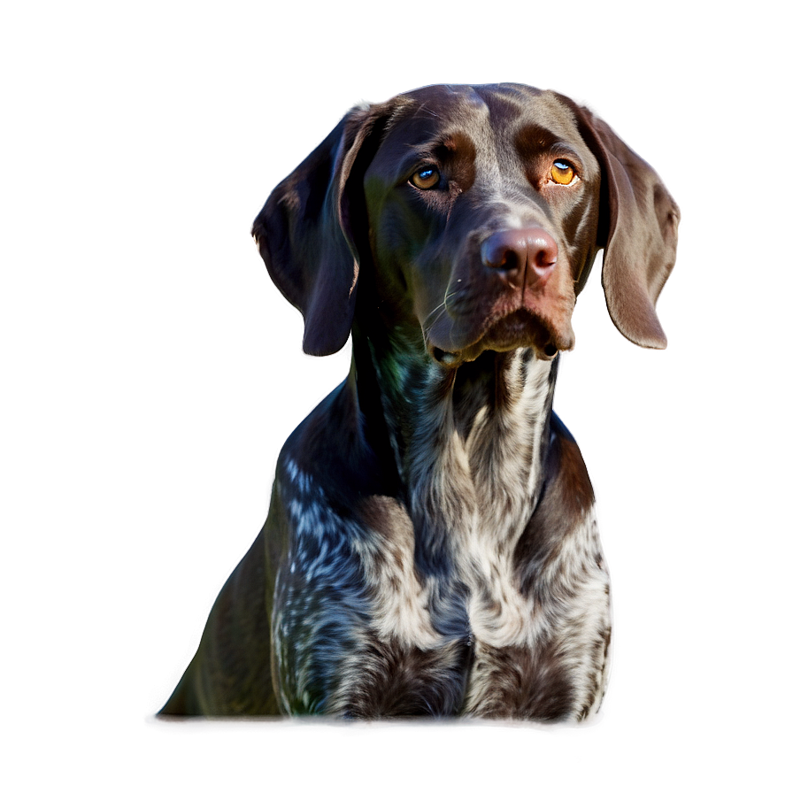 German Shorthaired Pointer Silhouette Png 06292024 PNG Image