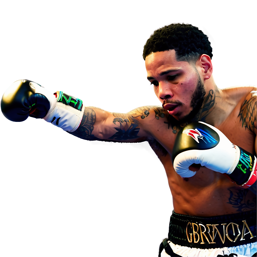 Gervonta Davis Action Shot Png 12 PNG Image