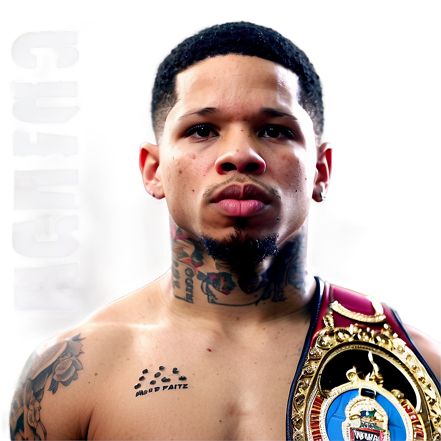 Gervonta Davis Pre-fight Focus Png 06202024 PNG Image