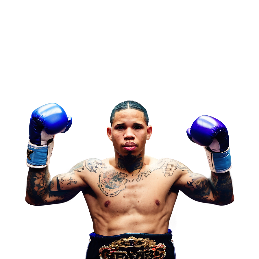 Gervonta Davis Winning Moment Png Ppe PNG Image