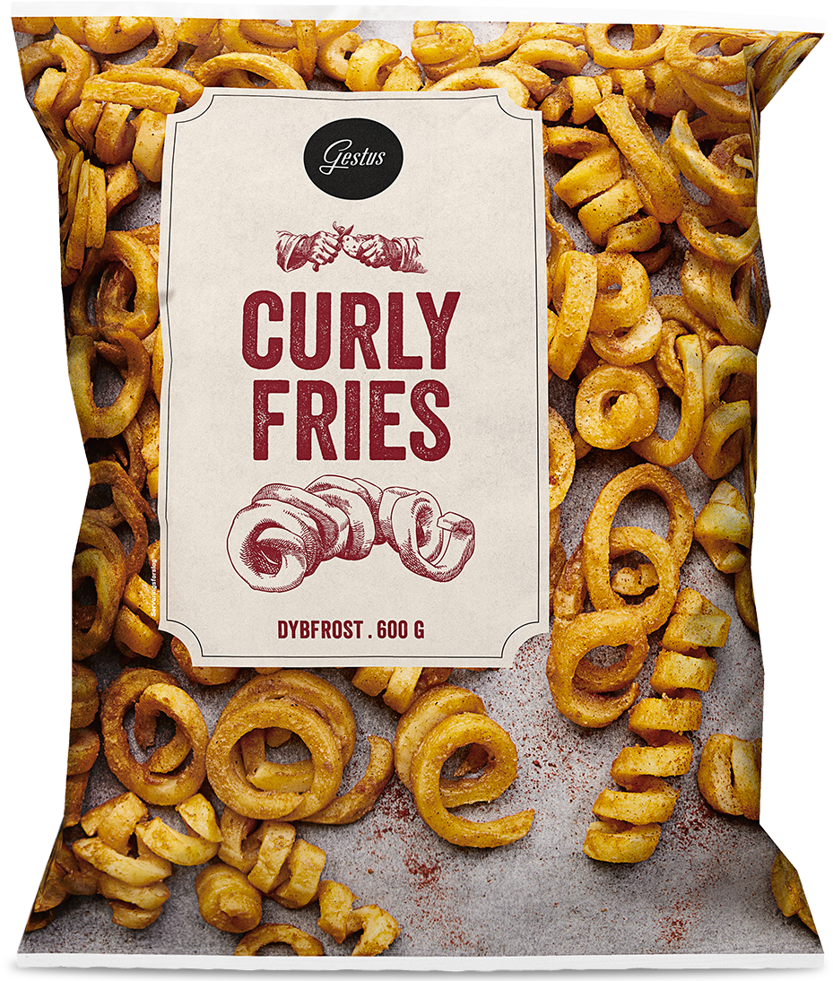 Gestus Curly Fries Package600g PNG Image