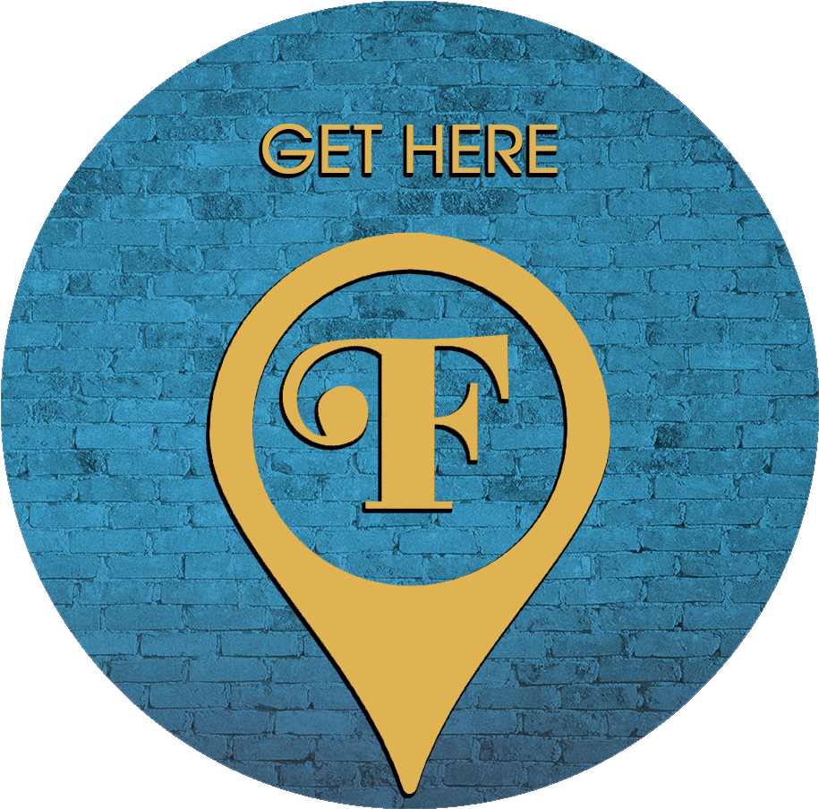 Get Here Location Icon Brick Wall Background PNG Image