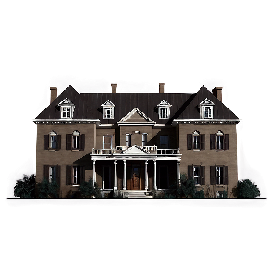 Ghostly Haunted Estate Png Byd PNG Image