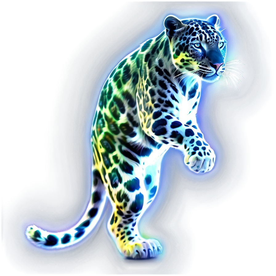 Ghostly Leopard Spirit Png Ccv92 PNG Image