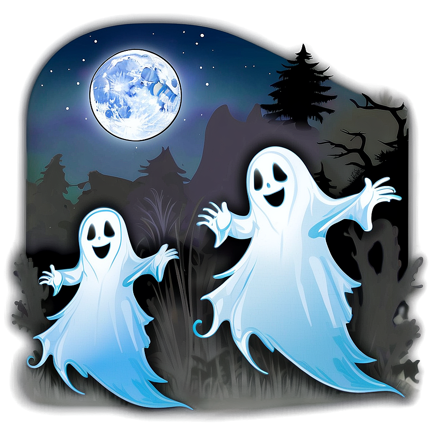 Ghosts In Moonlight Png 67 PNG Image