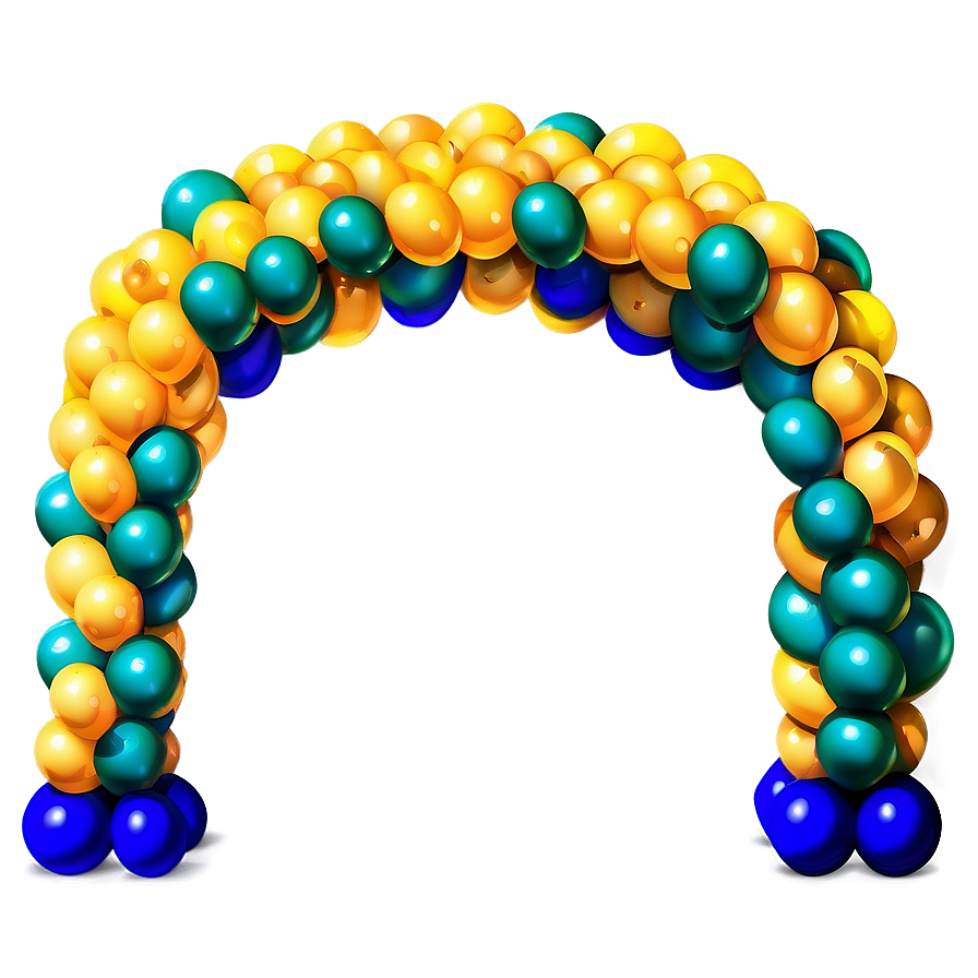 Giant Balloon Arch For Entrances Png 06212024 PNG Image