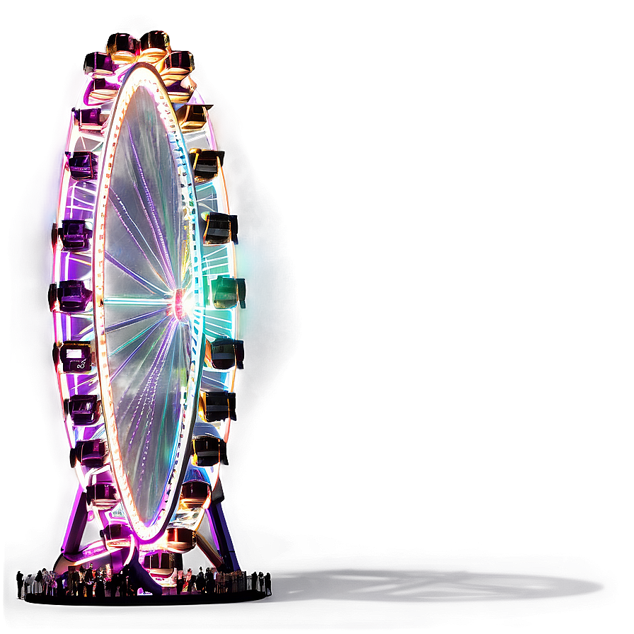 Giant Ferris Wheel Transparent Background Png Pfb18 PNG Image