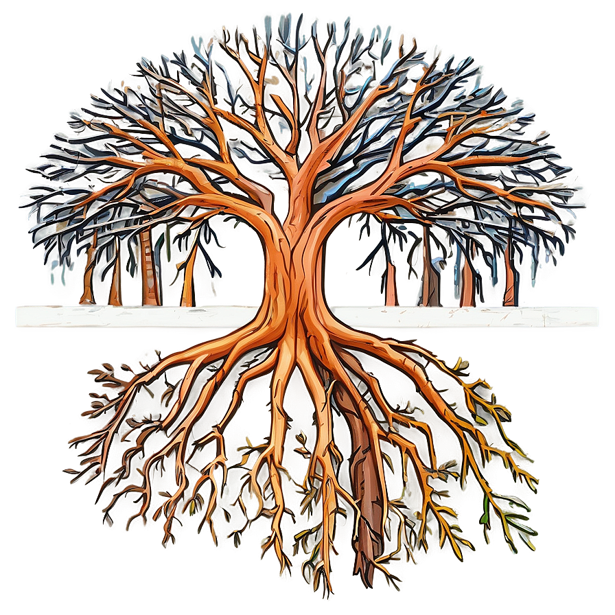 Giant Tree Roots Representation Png Atq1 PNG Image