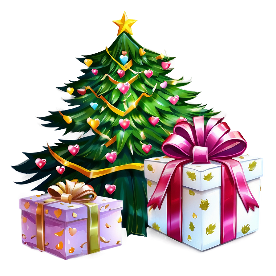 Gift Under Tree Png 05232024 PNG Image