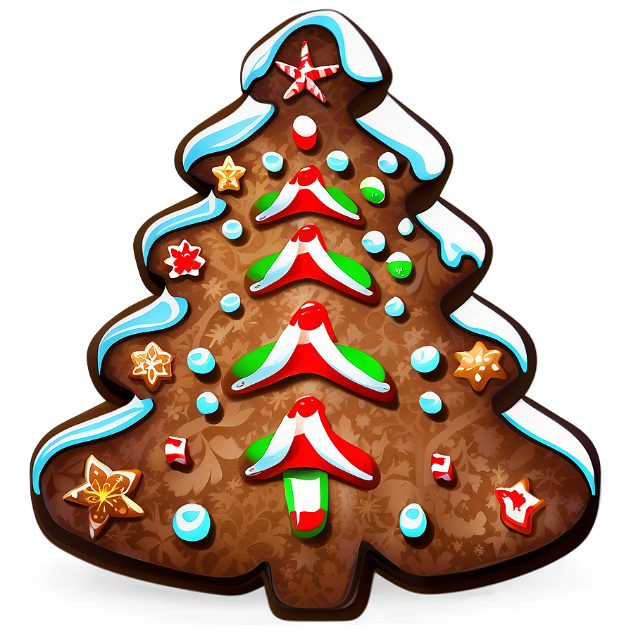 Gingerbread Christmas Tree Png 05212024 PNG Image