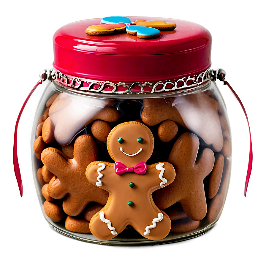 Gingerbread Cookie Jar Png 05212024 PNG Image