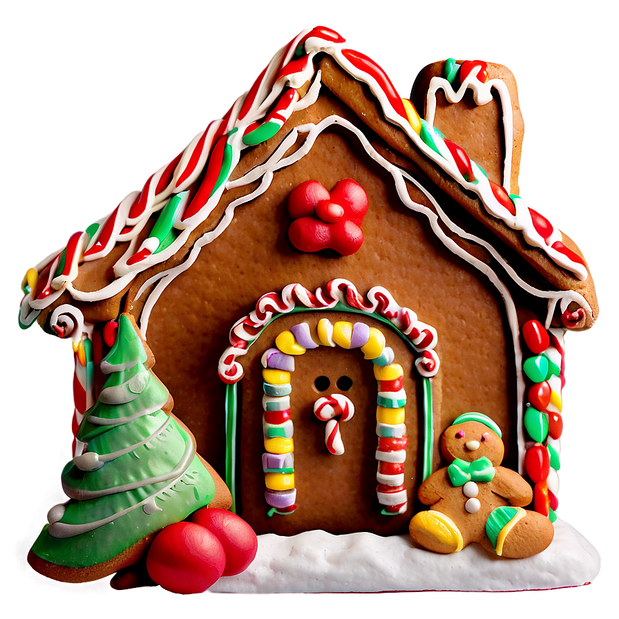 Gingerbread House Kit Png 72 PNG Image