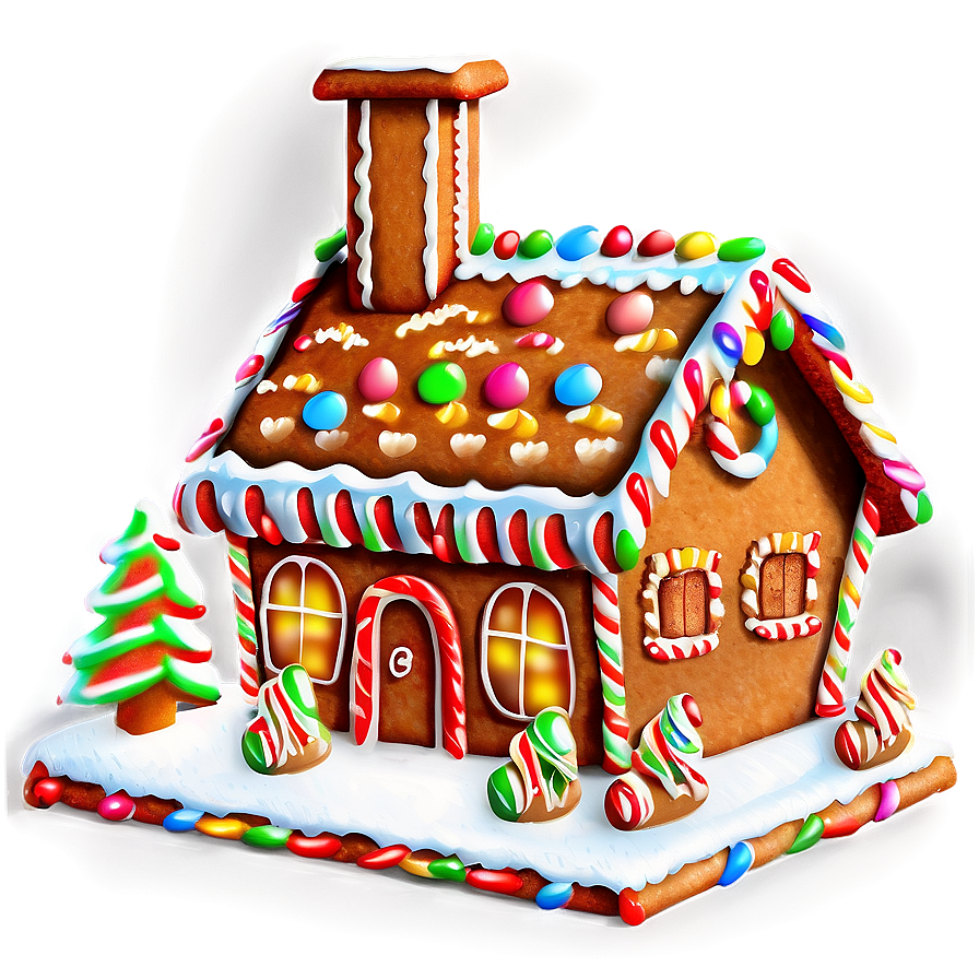 Gingerbread House Kit Png Cfs PNG Image