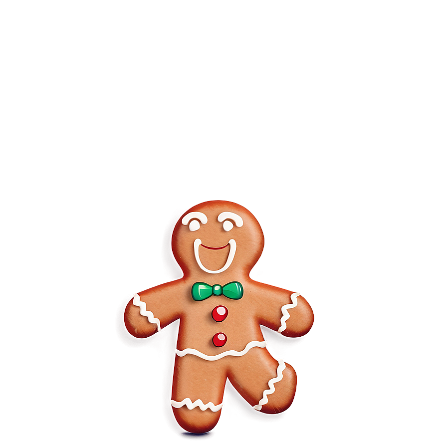 Gingerbread Man Running Png 05212024 PNG Image